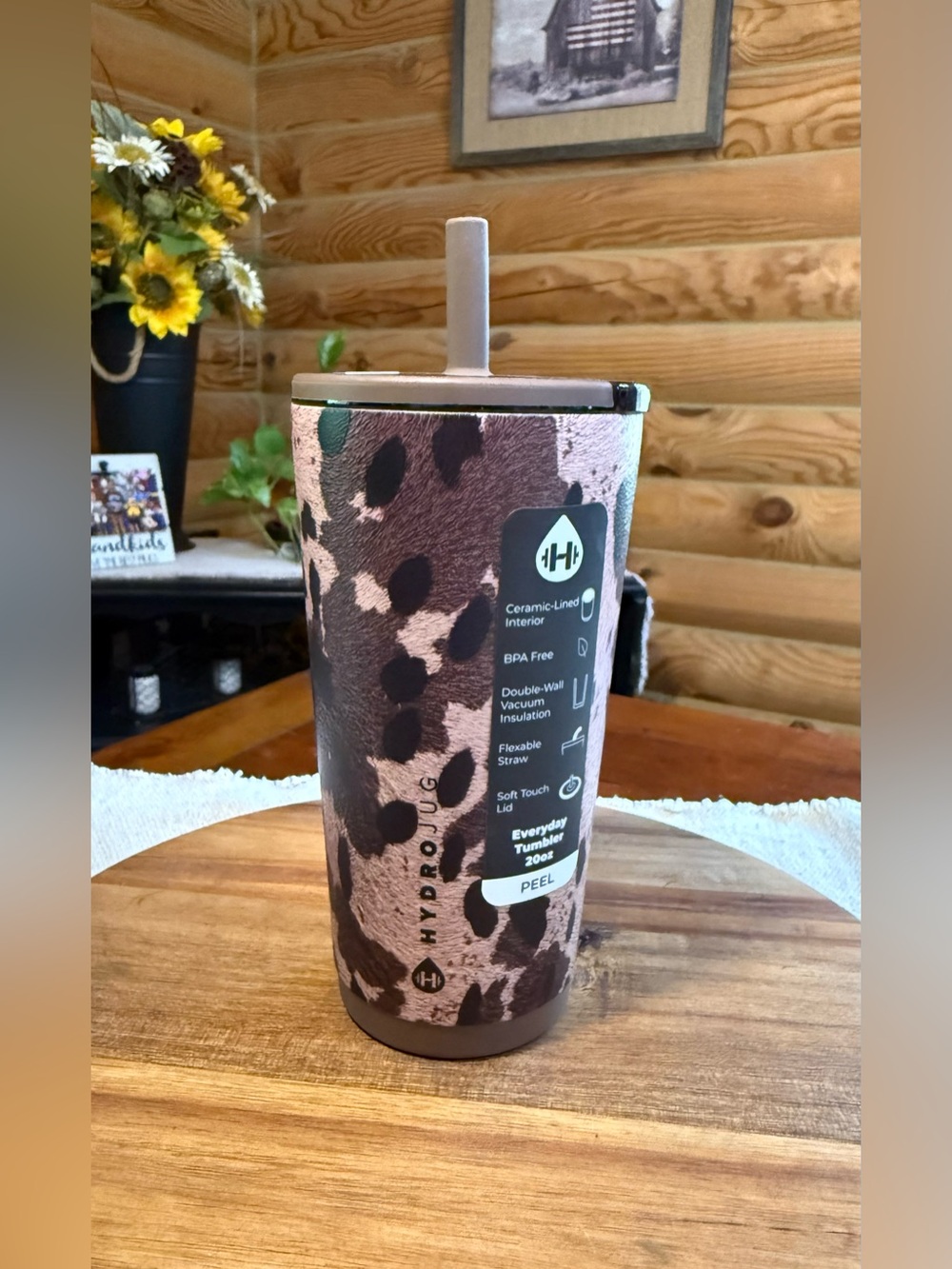 APPALOOSA Horse Print HydroJug 20oz Everyday Tumbler